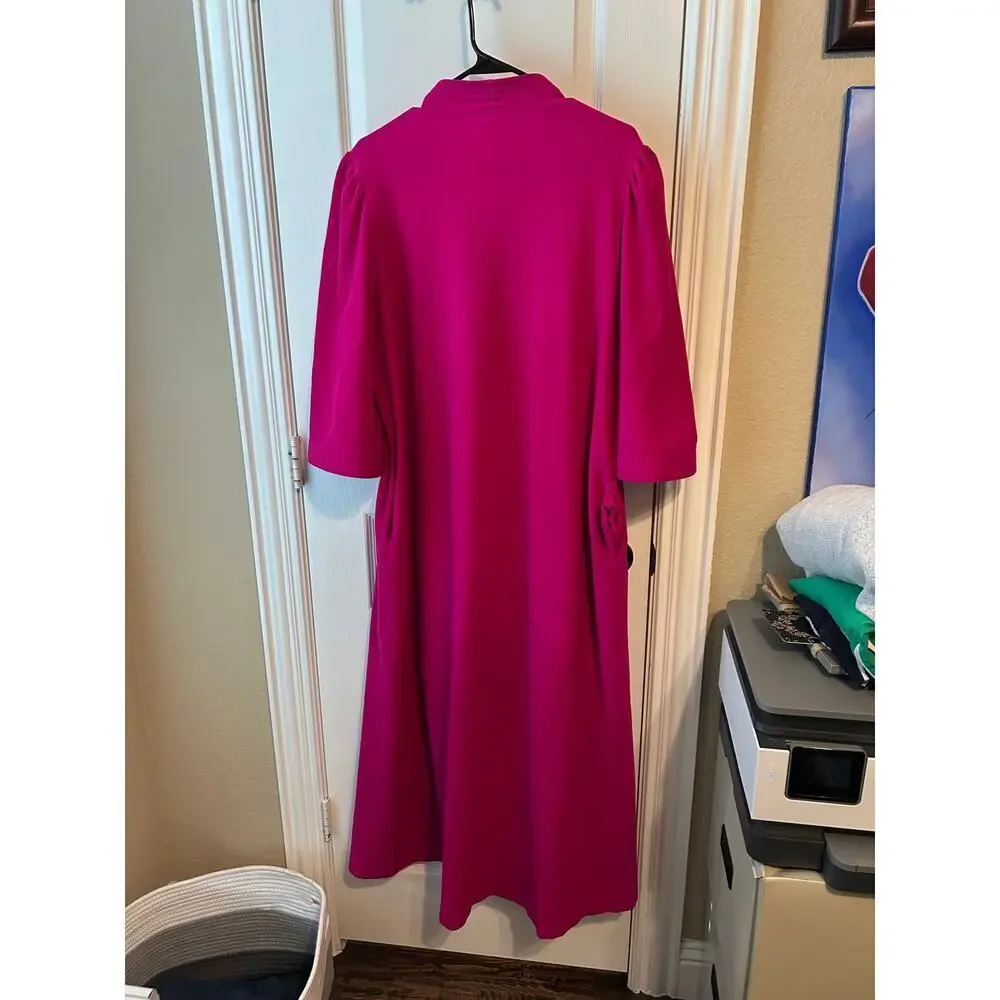 House Coat Vintage Vanity Fair Purple Soft Large